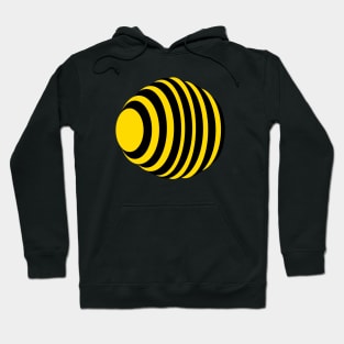 Yellow and Black Sphere Hoodie